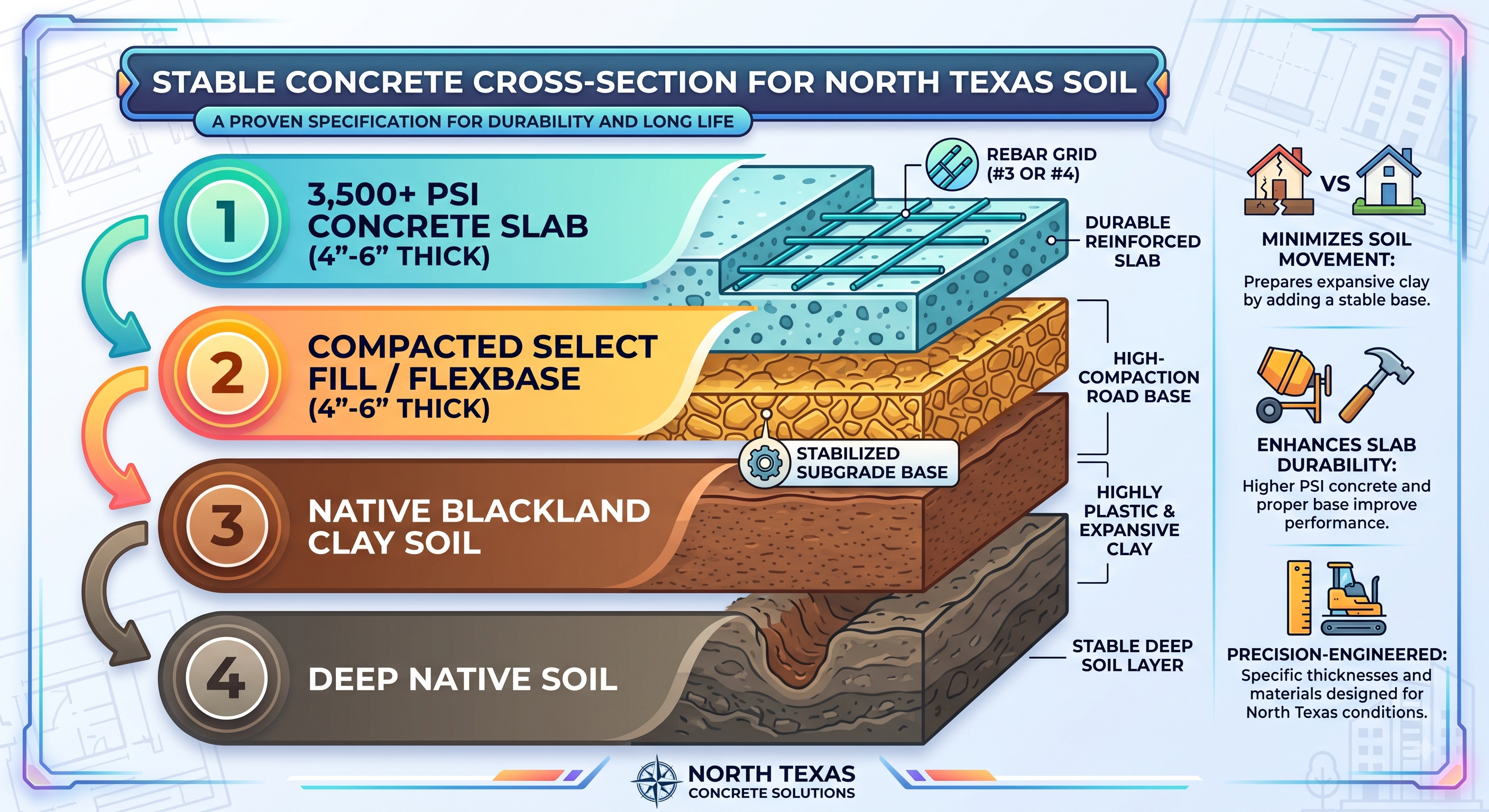 Concrete Demolition and Fresh Pours in Mansfield and Arlington: Surviving DFW Soil Shifts